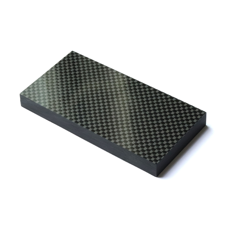 Custom High Strength 3K Plain Weave Glossy 100% Carbon Fiber Sheet